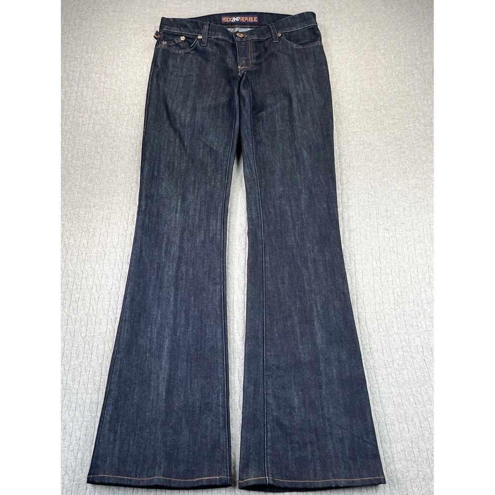 Rock & Republic Kasandra boot cut new without tag Women (26/30X33) lowrise Jeans - Picture 3 of 16